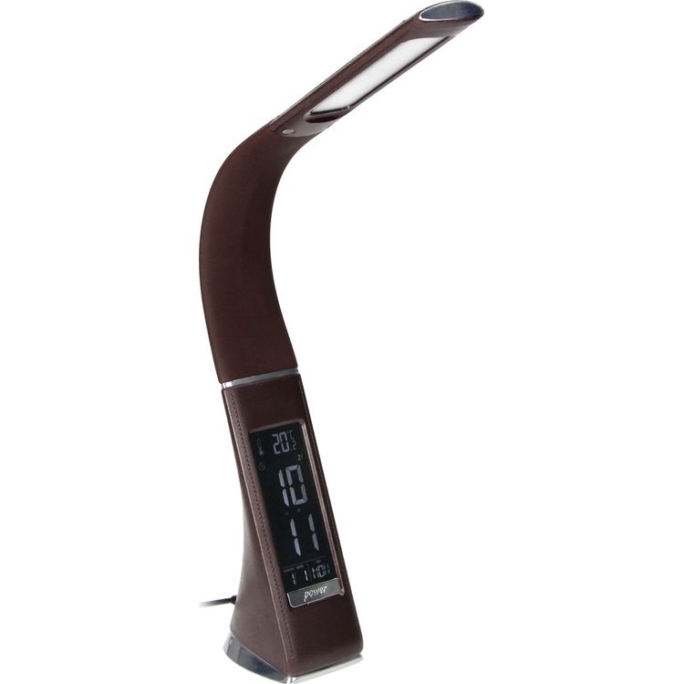 Tootefoto - Orno DOLOMIT LED 5W laualamp, ratuskellaga laualamp, 400lm, 4000K, pruun