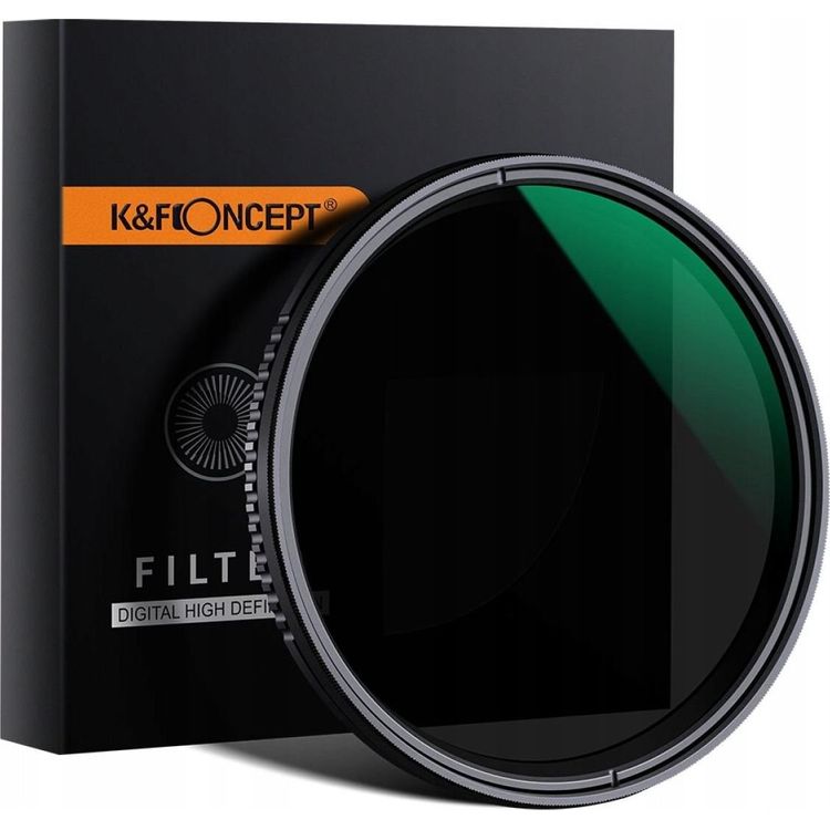 Tootefoto - Filtr K&F Filtr ND 77mm REGULOWANY szary FADER ND8-ND2000 KF () - 101385