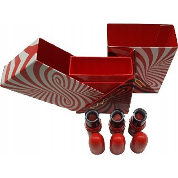 Tootefoto - MAC Tiny Tricks Set MAC: Mini, kreem huulepulk, Awespicious, 1,7 g + + mini, matt, kreemjas huulepulk, Sleight Of Grand, 1,8, g * miniatuurne naistele