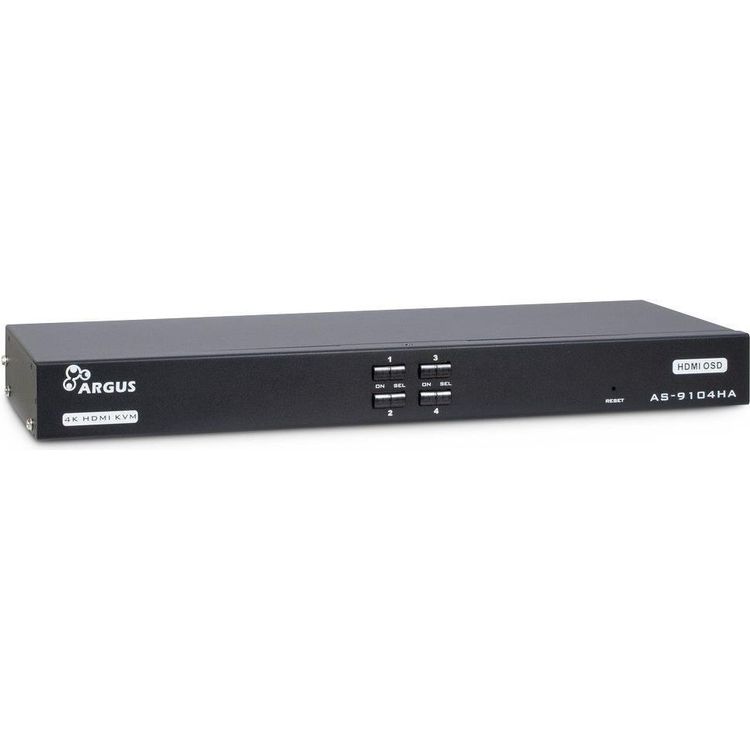 Tootefoto - Inter-Tech KVM AS-9104HA KVM-l liti Must