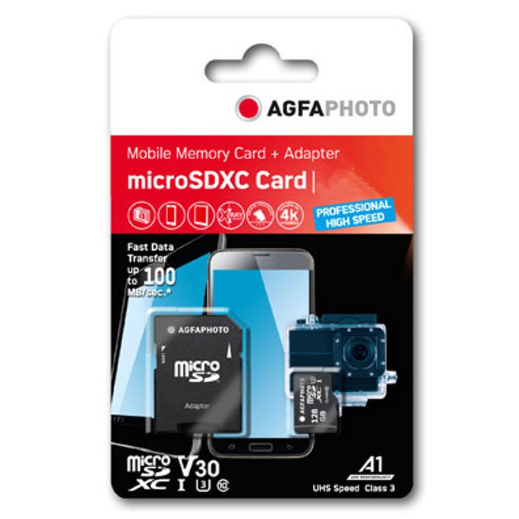 Tootefoto - AgfaPhoto 10616 m lukaart 64 GB MicroSDHC UHS-I Klass 10