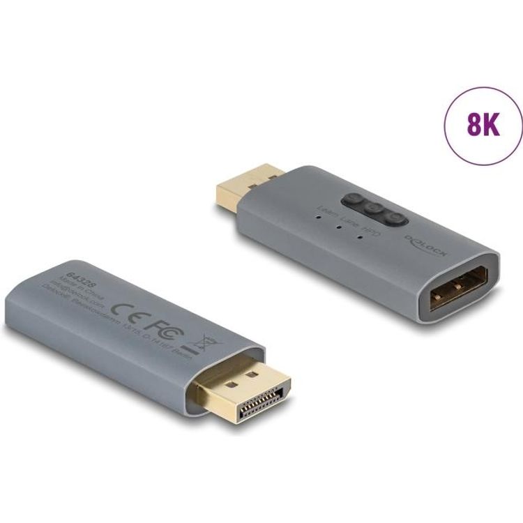 Tootefoto - Delock DisplayPort EDID Emulator 8K (64328)