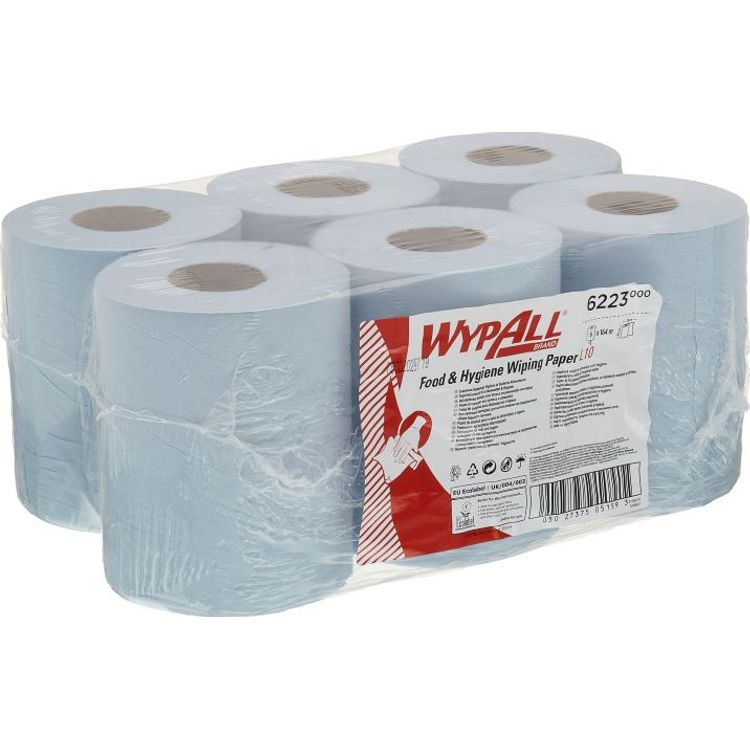 Tootefoto - Kimberly-Clark Kimberly-Clark Wypall Reach - Hygienic paper towels in a roll with a central unwind - Blue
