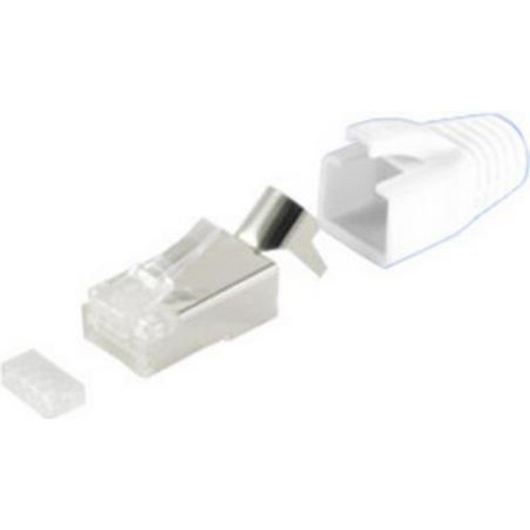 Tootefoto - shiverpeaks BS72067-10W juhtmepistmik RJ-45 Metallik, Valge