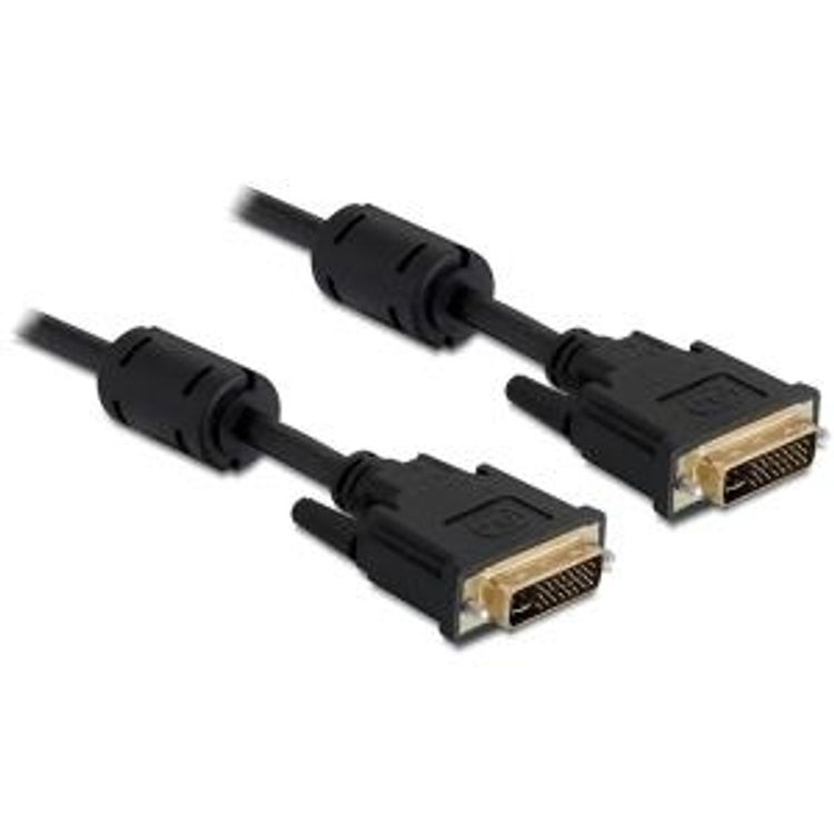 Tootefoto - DeLOCK 5m DVI-I DVI-kaabel Must