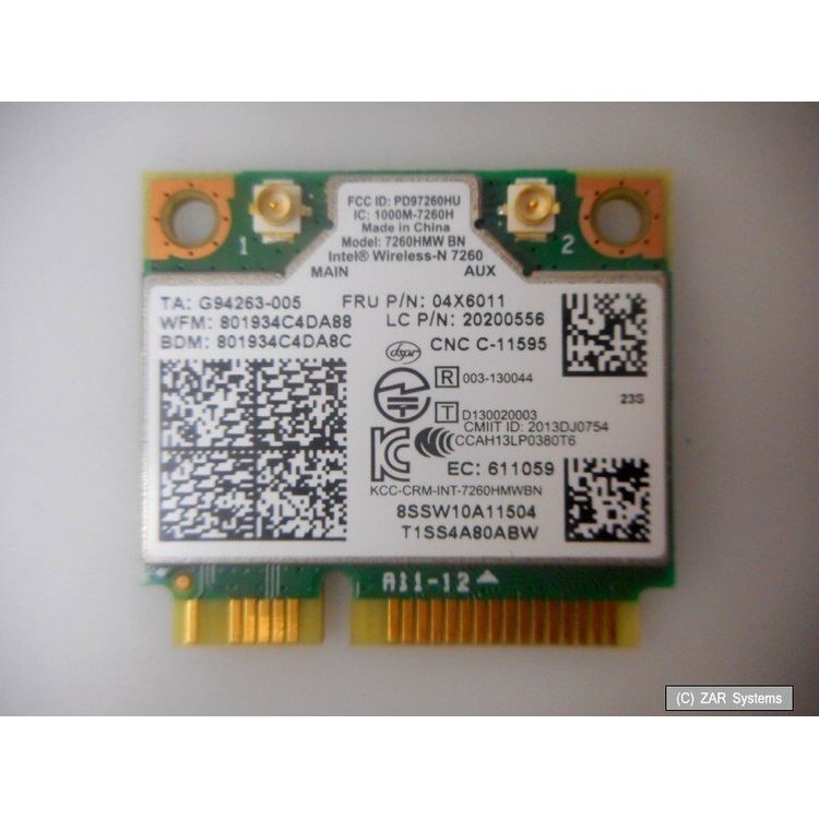 Tootefoto - PCIe 802.11ac WLAN-adapter