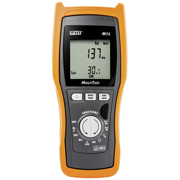 Tootefoto - Ht Instruments M75 Electrical Tester Calibrated To (Iso Standards) Vde Standard 0100, 0413