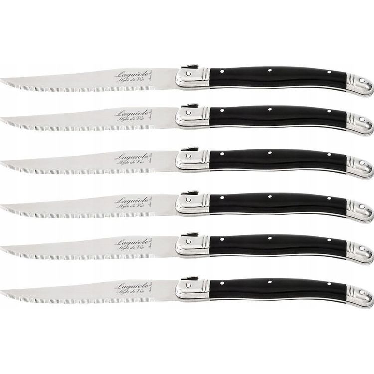 Tootefoto - Laguiole Laguiole Steak noad mustad - 6 tk