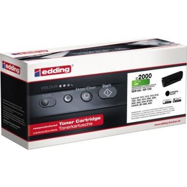 Tootefoto - Edding EDD-2000 toonerikassett 1 tk Kokkusobiv Must