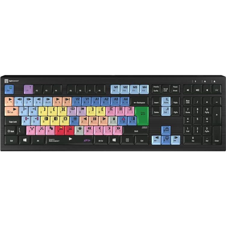 Tootefoto - Logickeyboard LKB-MCOM4-A2PC-UK Tastatur Lightning QWERTY Englisch Schwarz (LKB-MCOM4-A2PC-UK)