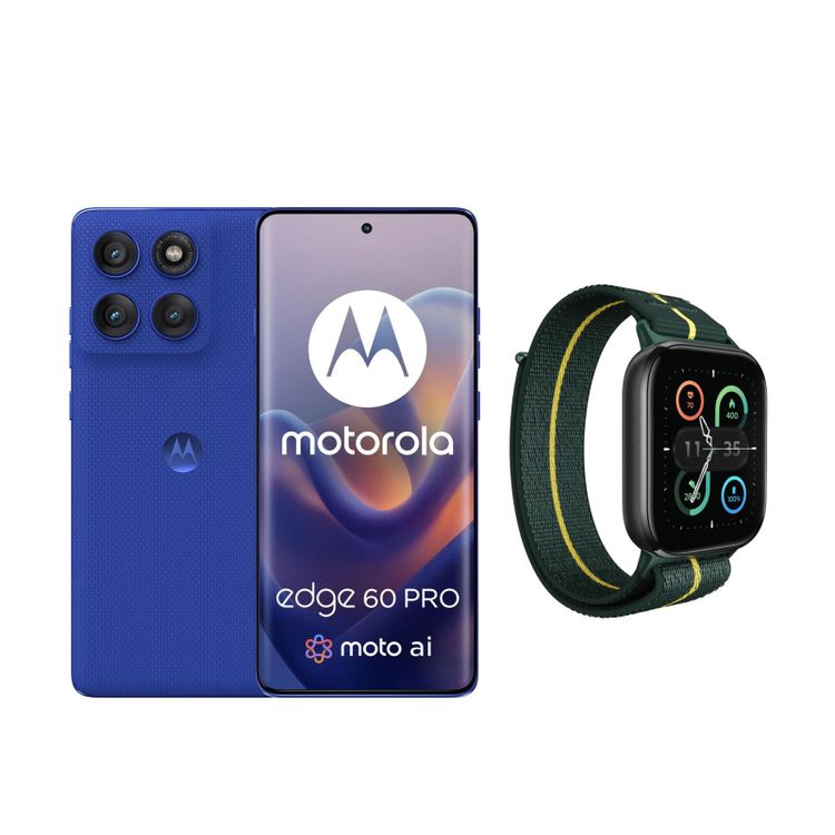 Tootefoto - Motorola edge 60 pro 5G 12/512GB Dazzling Blue + watch fit
