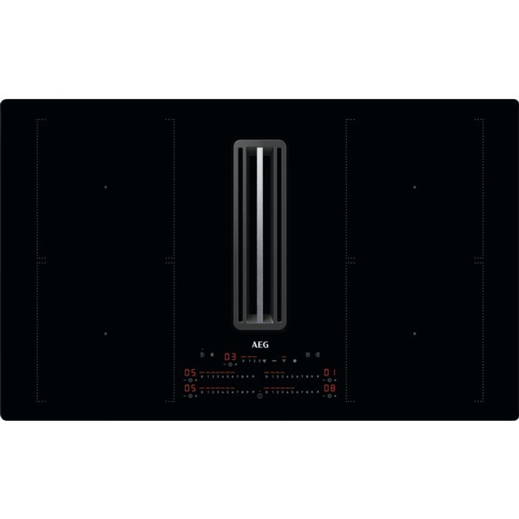 Tootefoto - AEG CCE84751CB Must Sisseehitatud 83 cm Tsooniga induktsioonplaat 4 tsoon(id)