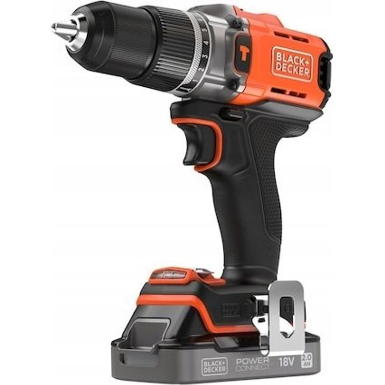 Tootefoto - Black&Decker Akku-Schlagbohrschrauber BCD383D1XC 2Ah 18V (BCD383D1XC-QW)