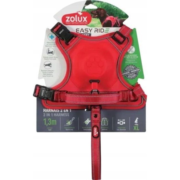 Tootefoto - Zolux Easride XL punased automaatkilbid