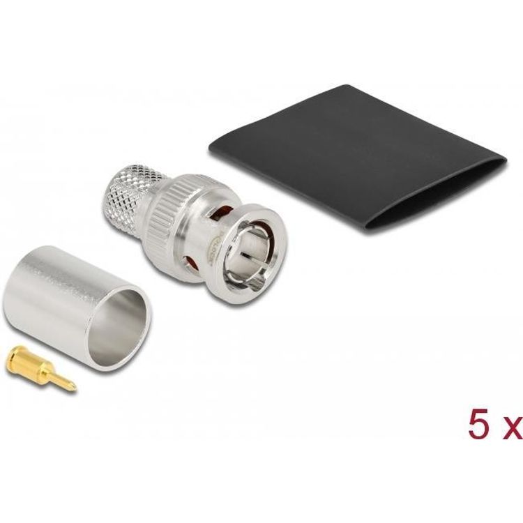 Tootefoto - DeLOCK 90027 koaksiaalpistik hendus BNC 5 tk 75