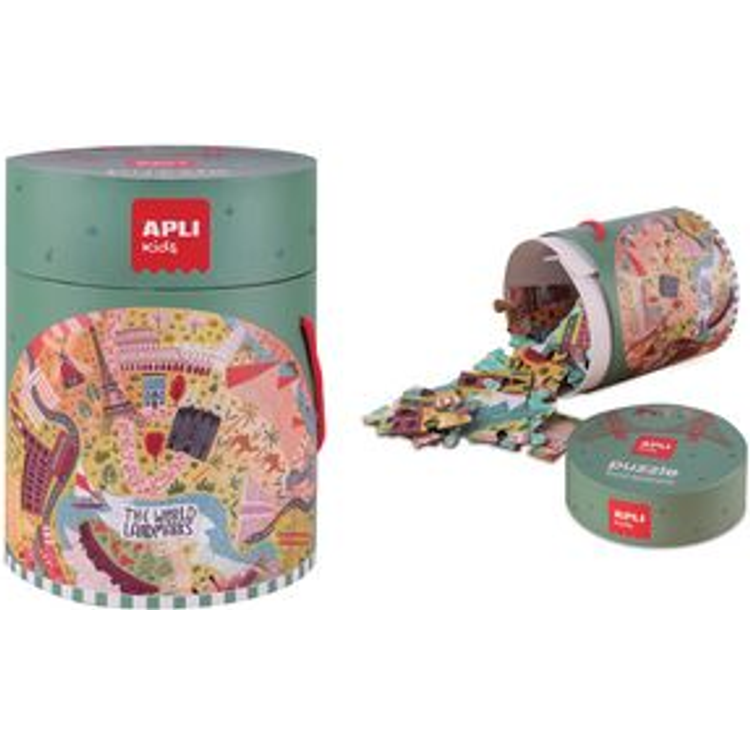 Tootefoto - agipa Kreispuzzle "Kulturdenkmale", 48 Teile in einer zylindrischen Pappschachtel mit Henkel, L nge: - 1 St ck (19135)