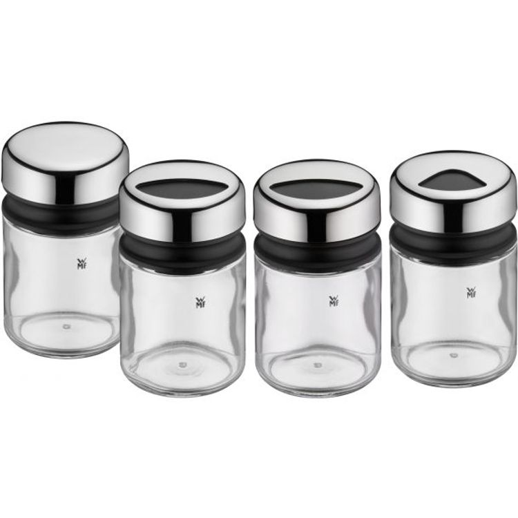 Tootefoto - WMF 4000530641489 maitseainete eiker Must, L bipaistev Soola- ja pipratoosi komplekt