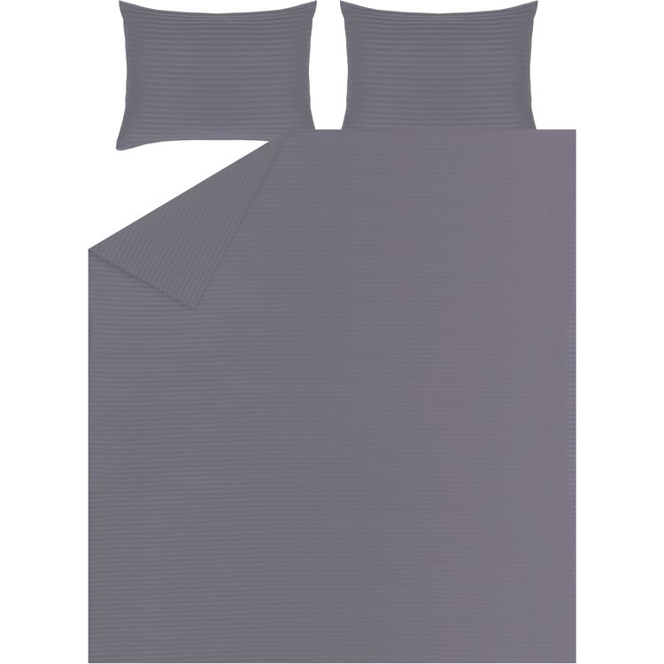 Tootefoto - VOODI KOMPLEKT Triibuline hall SAteen 160x200