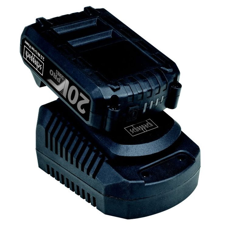 Tootefoto - Komplekt: 1x2.0Ah Li aku + kiirlaadija, Scheppach