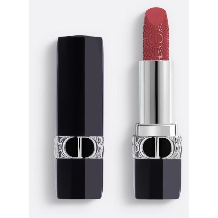 Tootefoto - Christian Dior, Dior Rouge, satiinist viimistlus, kreemi huulepulk, 674, kesk roosi samet, 3,5 g naistele