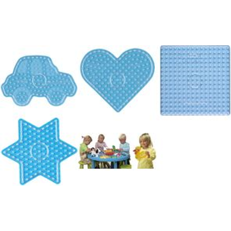 Tootefoto - Hama Stiftplatte "gro es Quadrat", transparent f r B gelperlen maxi - 1 St ck (00008214)