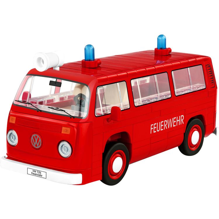 Tootefoto - Volkswagen T2B Feuerwehr, Konstruktionsspielzeug