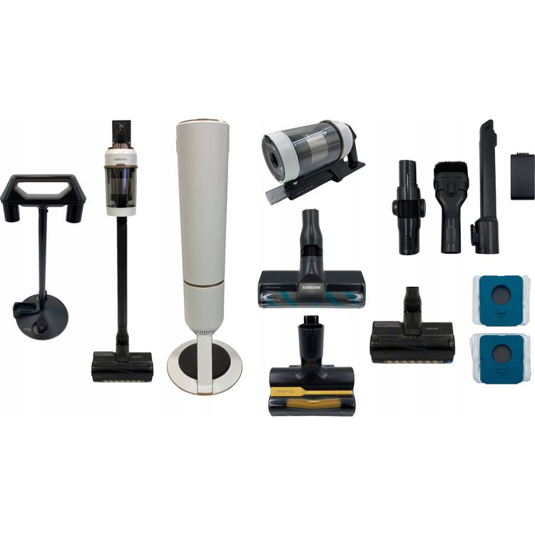 Tootefoto - Samsung Bespoke Jet Plus Complete VS20B95843W/WA p stine tolmuimeja