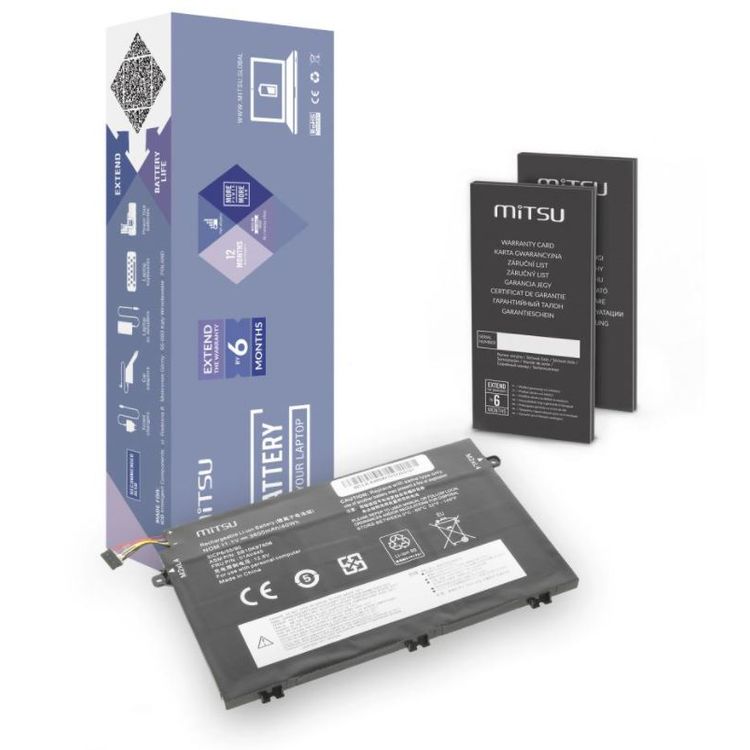 Tootefoto - MITSU BATTERY BC/LE-E480 (3600 mAh (40 Wh) 11.1V 3 cells Li-Ion