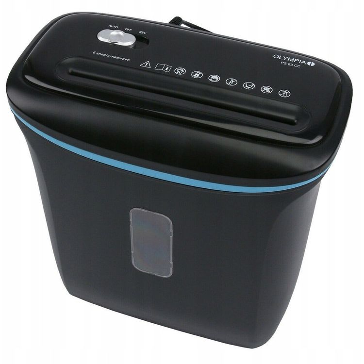 Tootefoto - Olympia Aktenvernichter PS 63 CC schwarz