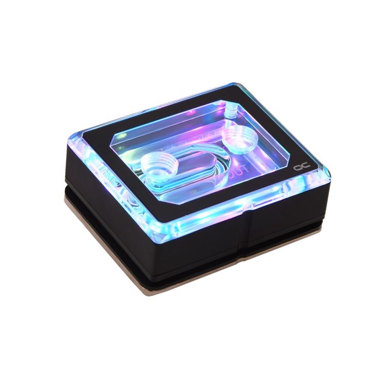Tootefoto - Alphacool Ice Block XPX Aurora Pro CPU - Acrylic Black Digital RGB