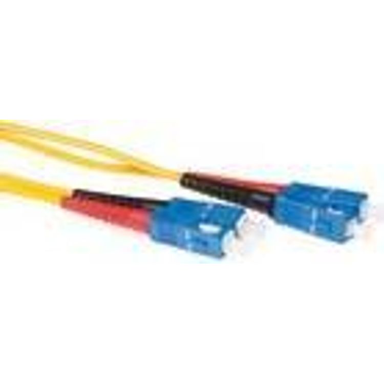 Tootefoto - ACT RL3900 kiudoptiline kaabel 0,5 m SC OS2 Kollane