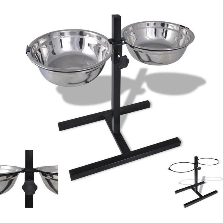 Tootefoto - Pets Collection Koera kauss reguleeritaval alusel, 2x1,8l, universaalne