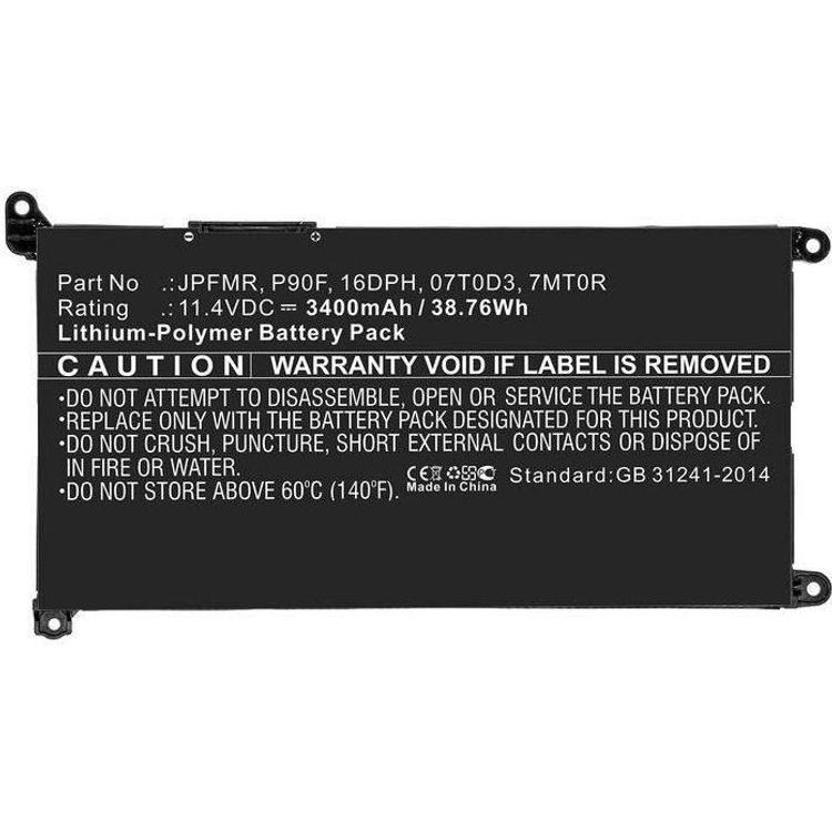 Tootefoto - CoreParts Laptop Battery 41Wh Li-Pol 11.4V 3600mAh Black VM732 - Batterie - 3.600 mAh (VM732-CP)