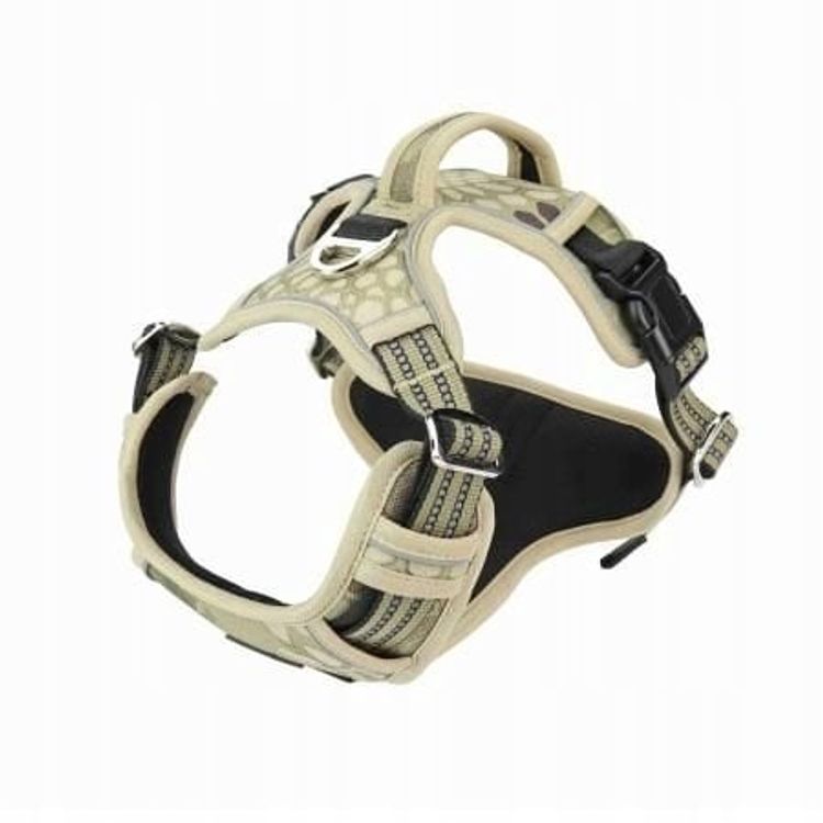 Tootefoto - Traksid, koera jaoks, roheline camo, materjal Oxford, L, Ob.