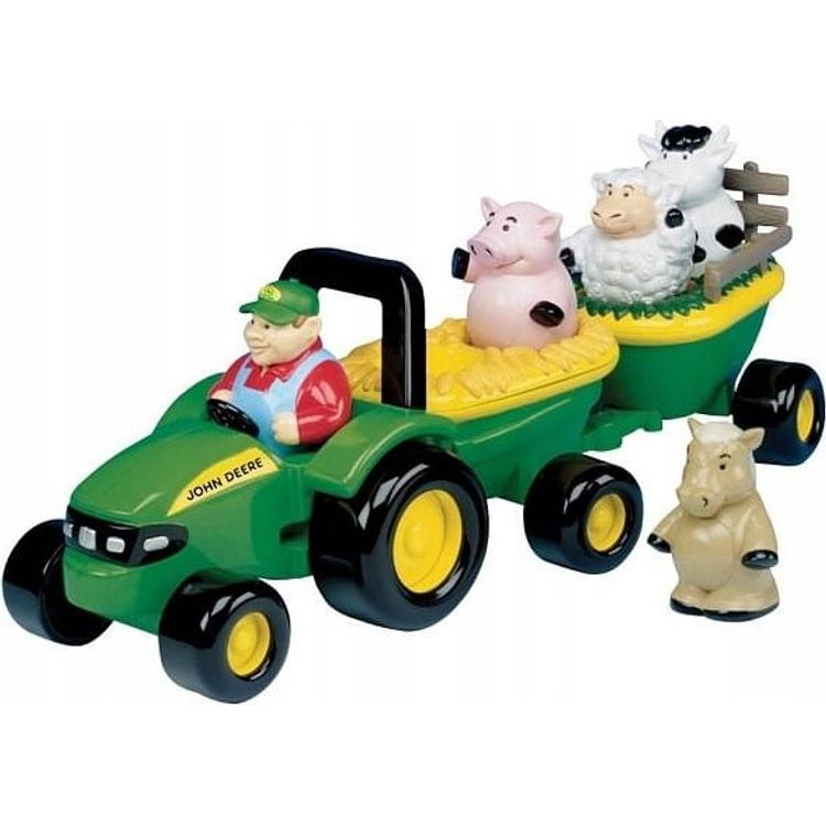 Tootefoto - Tomy John Deere Traktor ze zwierz tami 18m+ Tomy
