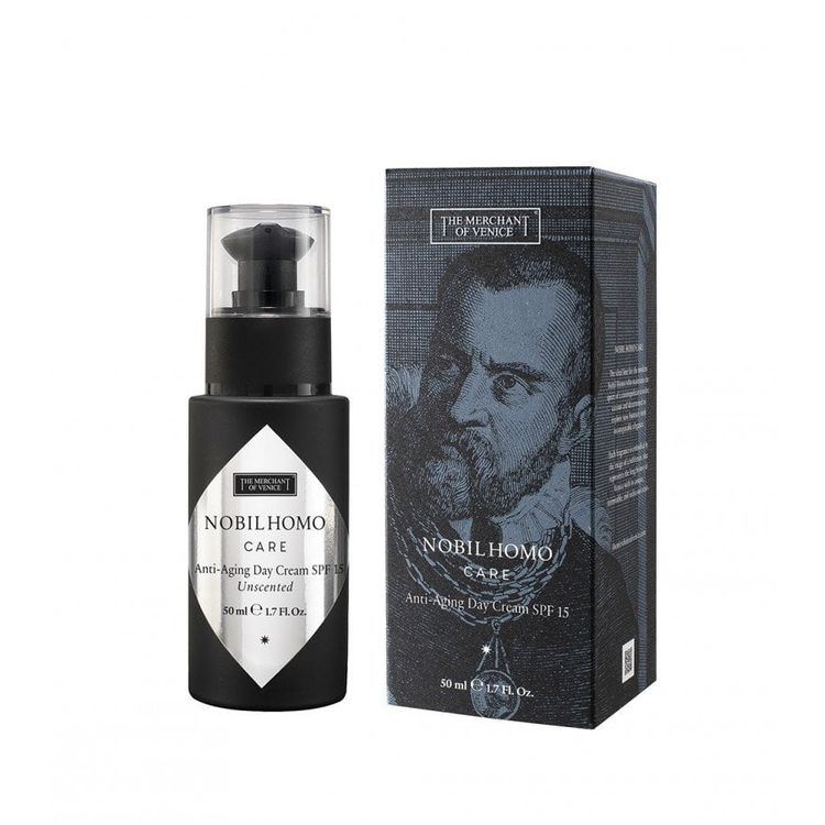 Tootefoto - The Merchant Of Venice, Nobil Homo Care, Nourishing, Daily Use, Cream, Face, SPF 15, 50 ml For Men