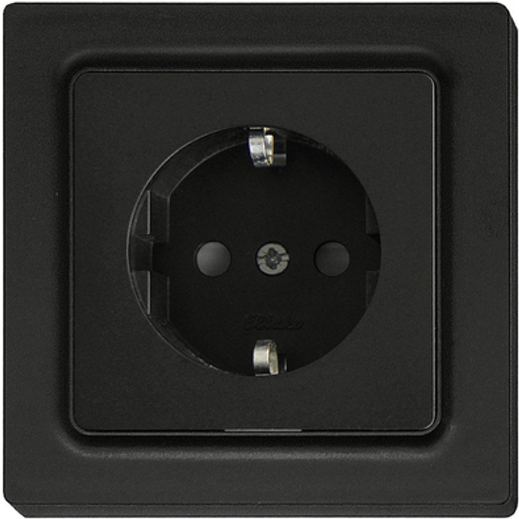 Tootefoto - Eltako Schutzkontakt-Steckdose m. Oberteil ant/matt DSS55E-am (30055898)