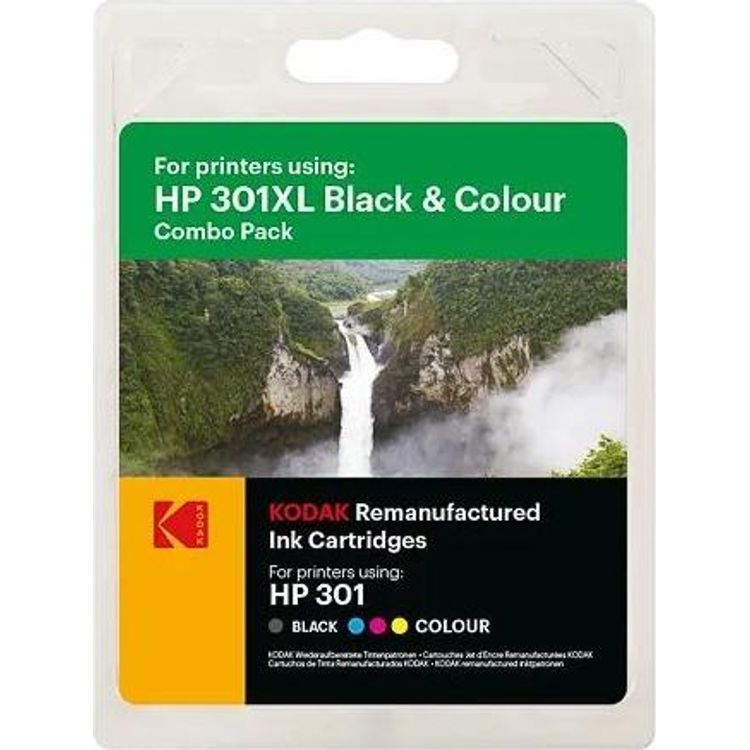 Tootefoto - 185H030117 KODAK HP 2510 TINTE (2) BK+CL CH563EE/CH564EE 550/330S. 15ml/18ml (185H030117)