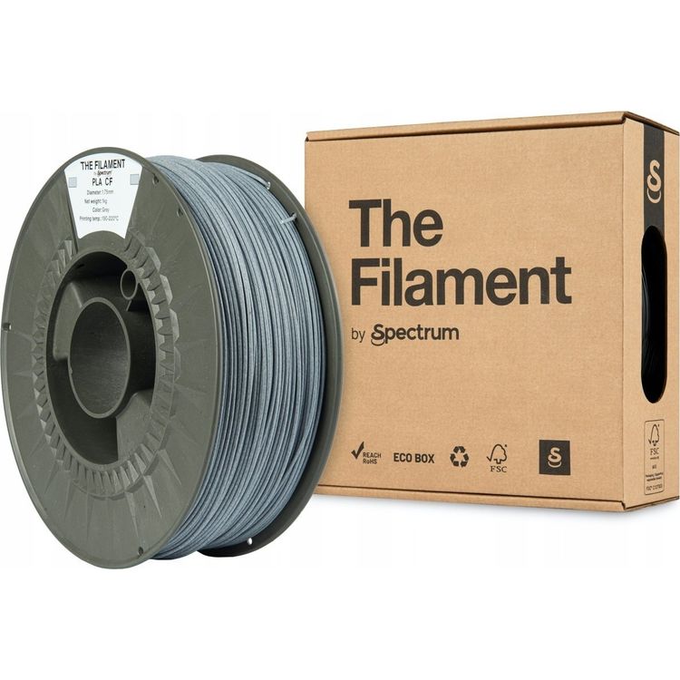 Tootefoto - Filament 3D h gniit, PLA CF, 1,75 mm, 1000 g, TF-24099, hall