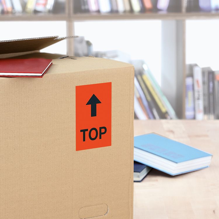 Tootefoto - HERMA 4497 printerim rgis Punane Iseliimuv printerisilt