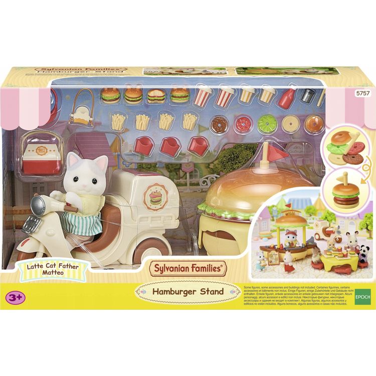 Tootefoto - Figurine Epoch SYLVANIAN Mobiilne restoran hamburgeriga..05757 57575