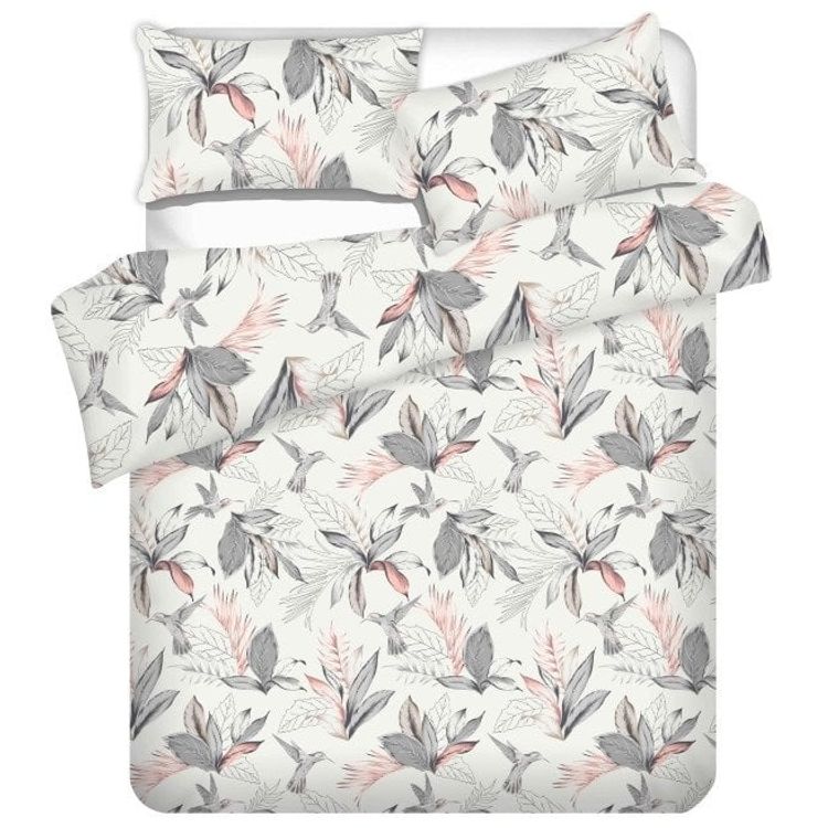 Tootefoto - Komplet po cieli Domoletti, bia y/szary, 200x220 cm