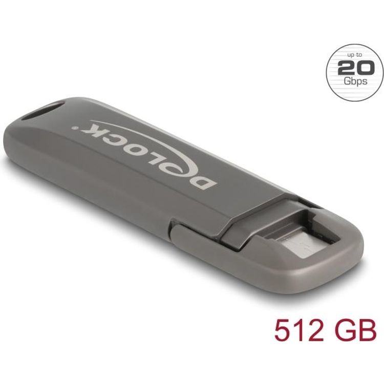 Tootefoto - DeLOCK 54013 USB flash drive 512 GB USB Type-C Grey