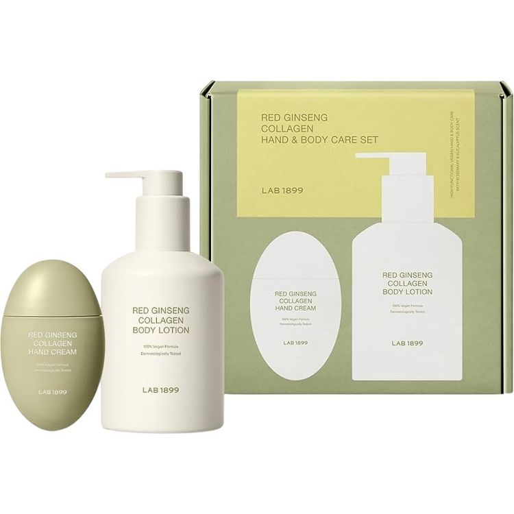 Tootefoto - Issey Miyake Set Lab 1899: Red Ginseng, Collagen, Body Lotion, 250 ml + Red Ginseng, Collagen, Poprawia elastyczno sk ry, Hand Cream, 50 ml