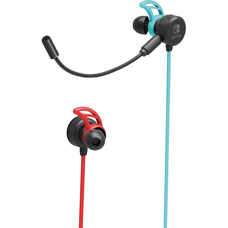 Tootefoto - Hori Earbuds Pro K rvaklapp K rvakonks, K rvasisene 3,5 mm konnektor Sinine, Punane