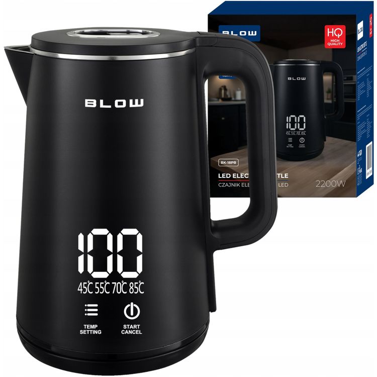 Tootefoto - 44-762# Must veekeetja ekraaniga 2200w bk-18pb