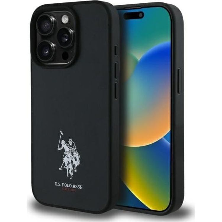 Tootefoto - US Polo USHCP15XPGEK iPhone 15 Pro Max 6,7" must/must, nahast tikitud DH v rv