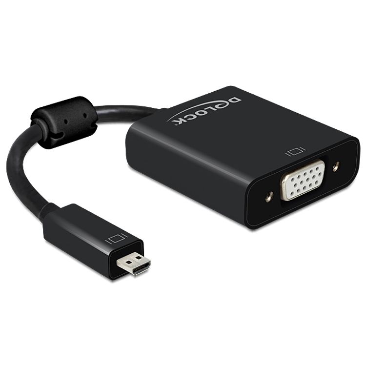 Tootefoto - DeLOCK 65558 USB-graafikaadapter 1920 x 1080 pikslit Must