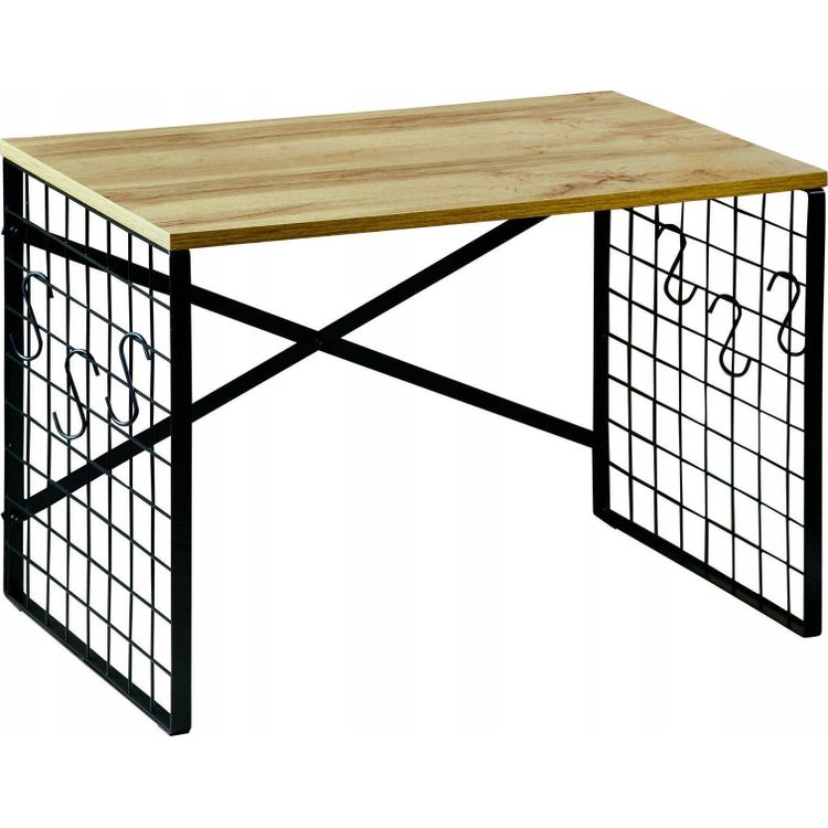 Tootefoto - Kesper Metallist konksude ja tammedekooriga k giriiul, 52 x 32,5 cm