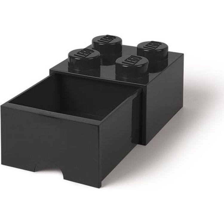 Tootefoto - LEGO Room Copenhagen Brick Drawer 4 konteiner, must (RC40051733)
